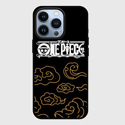 Чехол iPhone 13 Pro One Piece anime clouds