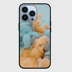 Чехол для iPhone 13 Pro Двухцветный дым, цвет: 3D-черный