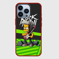 Чехол iPhone 13 Pro Rock music Simpsons