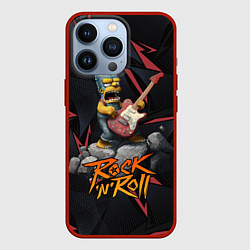 Чехол iPhone 13 Pro Rocknroll simpsons