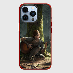 Чехол для iPhone 13 Pro Элли с гитарой, цвет: 3D-красный