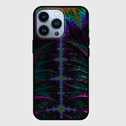 Чехол для iPhone 13 Pro Скелетный фрактал, цвет: 3D-черный