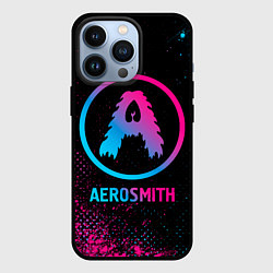 Чехол для iPhone 13 Pro Aerosmith - neon gradient, цвет: 3D-черный