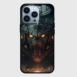 Чехол для iPhone 13 Pro Space marine machine, цвет: 3D-черный