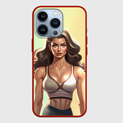 Чехол iPhone 13 Pro Fitness girl sport