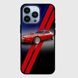 Чехол iPhone 13 Pro Американский маслкар Pontiac Firebird 3 поколение