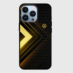 Чехол для iPhone 13 Pro Volkswagen sign, цвет: 3D-черный