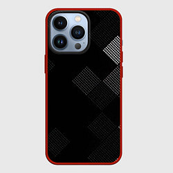 Чехол для iPhone 13 Pro Векторная сетка, цвет: 3D-красный