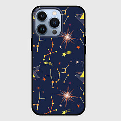 Чехол для iPhone 13 Pro Созвездия, цвет: 3D-черный