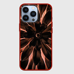 Чехол iPhone 13 Pro Тёмный цветочный паттерн