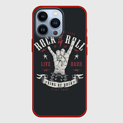 Чехол iPhone 13 Pro Rock and roll - жест козы