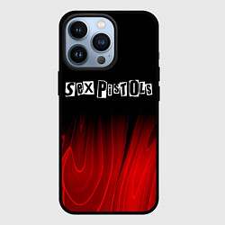 Чехол для iPhone 13 Pro Sex Pistols red plasma, цвет: 3D-черный