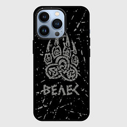 Чехол для iPhone 13 Pro Велес лапа медведя, цвет: 3D-черный