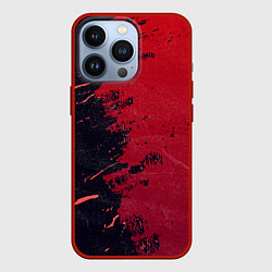 Чехол для iPhone 13 Pro Контрастная современная абстракция, цвет: 3D-красный