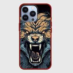 Чехол iPhone 13 Pro Серый волк
