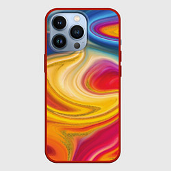 Чехол iPhone 13 Pro Цветная волна