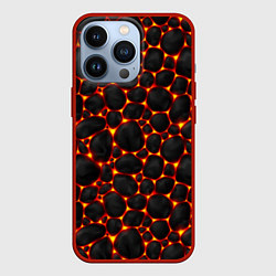 Чехол iPhone 13 Pro Огненные камни