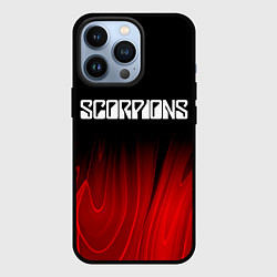 Чехол для iPhone 13 Pro Scorpions red plasma, цвет: 3D-черный