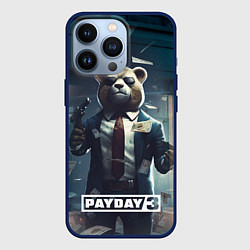 Чехол для iPhone 13 Pro Payday 3 bear, цвет: 3D-тёмно-синий