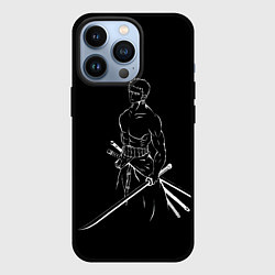 Чехол для iPhone 13 Pro Roronoa Zoro - One Piece, цвет: 3D-черный