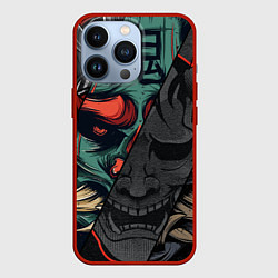 Чехол iPhone 13 Pro Демон самурай - Они