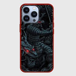 Чехол iPhone 13 Pro Samurai and dragon