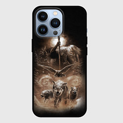Чехол для iPhone 13 Pro Чернобог славянский бог, цвет: 3D-черный