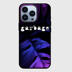 Чехол для iPhone 13 Pro Garbage neon monstera, цвет: 3D-черный