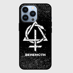 Чехол для iPhone 13 Pro Behemoth с потертостями на темном фоне, цвет: 3D-черный