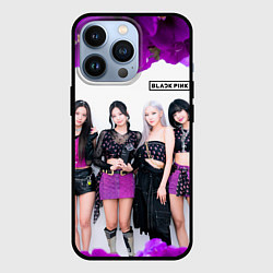 Чехол iPhone 13 Pro Blackpink flowers