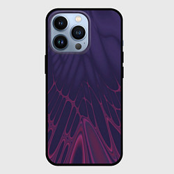 Чехол iPhone 13 Pro Лучи - фиолетовый и розовый - Хуф и Ся