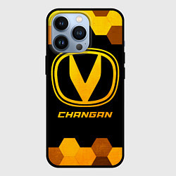 Чехол iPhone 13 Pro Changan - gold gradient