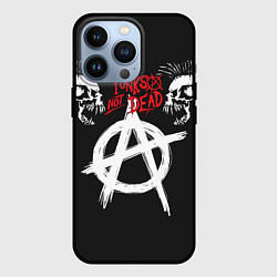 Чехол iPhone 13 Pro Punks not dead - анархия