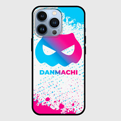 Чехол iPhone 13 Pro DanMachi neon gradient style