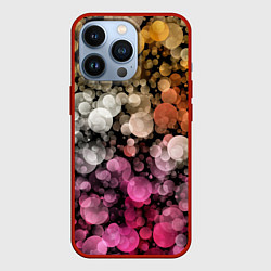 Чехол для iPhone 13 Pro Яркий фон боке, цвет: 3D-красный