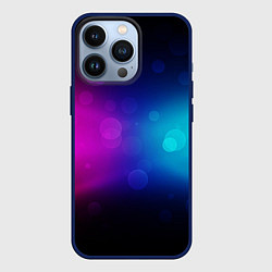 Чехол для iPhone 13 Pro Столкновение бликов, цвет: 3D-тёмно-синий