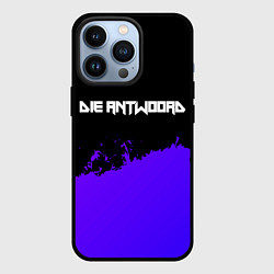 Чехол для iPhone 13 Pro Die Antwoord purple grunge, цвет: 3D-черный