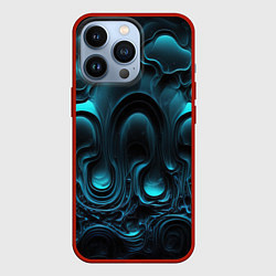 Чехол для iPhone 13 Pro Космическая текстура, цвет: 3D-красный