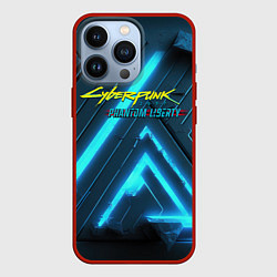 Чехол для iPhone 13 Pro Cyberpunk neon style, цвет: 3D-красный