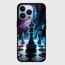 Чехол iPhone 13 Pro Космические шахматы