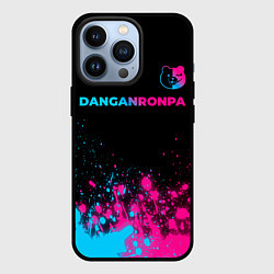 Чехол iPhone 13 Pro Danganronpa - neon gradient: символ сверху