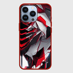 Чехол для iPhone 13 Pro Кибернетические рёбра, цвет: 3D-красный