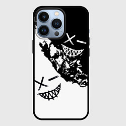 Чехол iPhone 13 Pro Smile - black and white