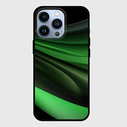 Чехол iPhone 13 Pro Темная зеленая текстура