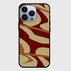 Чехол для iPhone 13 Pro Камуфляжные паттерн, цвет: 3D-черный