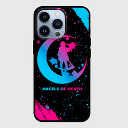 Чехол для iPhone 13 Pro Angels of Death - neon gradient, цвет: 3D-черный