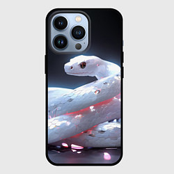 Чехол для iPhone 13 Pro Лунный змей, цвет: 3D-черный