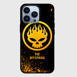 Чехол для iPhone 13 Pro The Offspring - gold gradient, цвет: 3D-черный