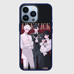 Чехол для iPhone 13 Pro Агенты времени - персонажи, цвет: 3D-тёмно-синий