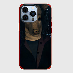 Чехол для iPhone 13 Pro Пила 10 маска свиньи, цвет: 3D-красный